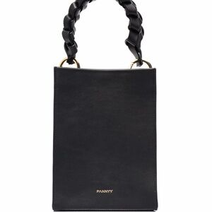 PANNYY Black Liberty braided-handle tote bag MSRP$500